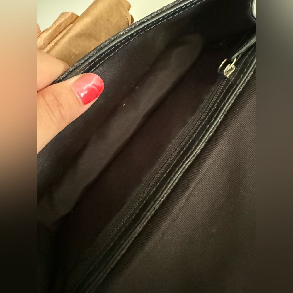 Coach Lurex Signature Cs Black Clutch Wristlet Wallet - Picture 7 of 7